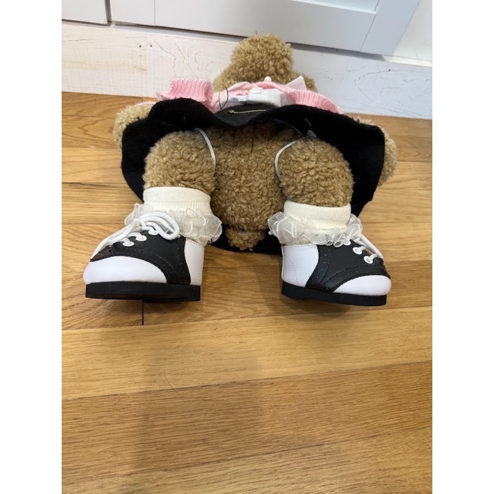 VTG Build A Bear Plush Retired 1997 Stuffed Animal Poodle 50s-themed Outfit BAB - Picture 5 of 15